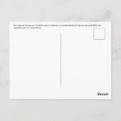 De Dame en de Eenhoorn, Tasten Briefkaart (Achterkant)