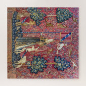 De Dame en de Eenhoorn, Tasten Legpuzzel (Horizontaal)