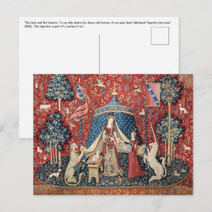 De Dame en de Eenhoorn, Tot mijn enige verlangen Briefkaart