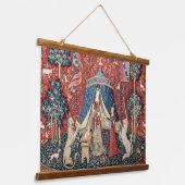 De Dame en de Eenhoorn, Tot mijn enige verlangen Hangend Wandkleed (Gebogen)