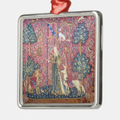 De Dame en de Eenhoorn, Touch Metalen Ornament (Links)