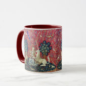 De Dame en de Eenhoorn, Zicht Mok (Voorkant links)