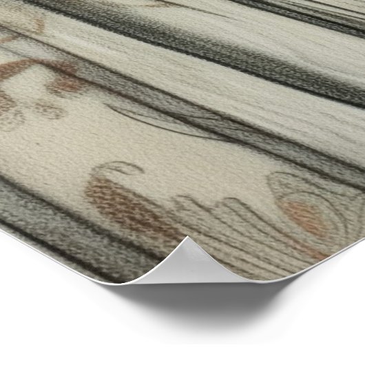 De dame en de raaf poster (Hoek)