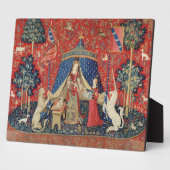 De dame en de Unicorn: "Alleen naar mijn wens" Fotoplaat (Zijkant)