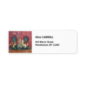 De Dame en de Unicorn. Etiket (Voorkant)