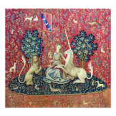 De Dame en de Unicorn. Foto Afdruk (Voorkant)
