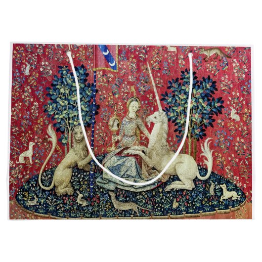 De Dame en de Unicorn. Groot Cadeauzakje (Achterkant)