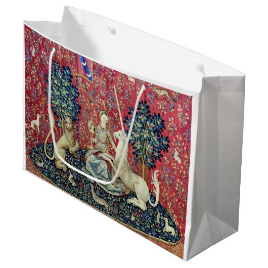 De Dame en de Unicorn. Groot Cadeauzakje (Voorkant Gekanteld)