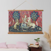 De Dame en de Unicorn. Hangend Wandkleed (Slaapkamer)