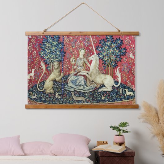 De Dame en de Unicorn. Hangend Wandkleed (Slaapkamer)