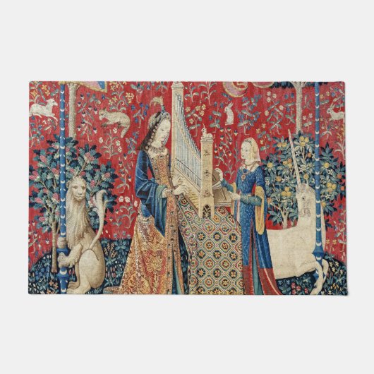 De Dame en de Unicorn, Hoorzitting Deurmat (Voorkant)