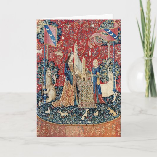 De Dame en de Unicorn, Hoorzitting Kaart (Voorkant)