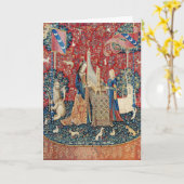 De Dame en de Unicorn, Hoorzitting Kaart (Gele Bloem)