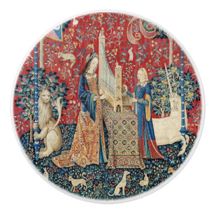 De Dame en de Unicorn, Hoorzitting Keramische Knop