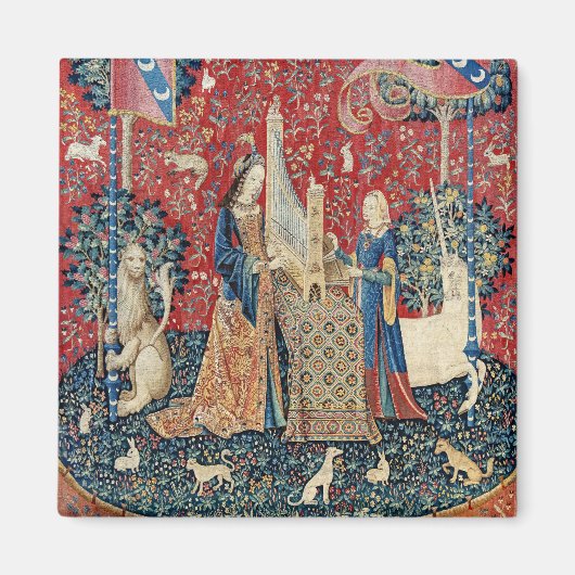 De Dame en de Unicorn, Hoorzitting Magneet (Voorkant)