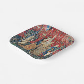 De Dame en de Unicorn, Hoorzitting Papieren Bordje (Gebogen)