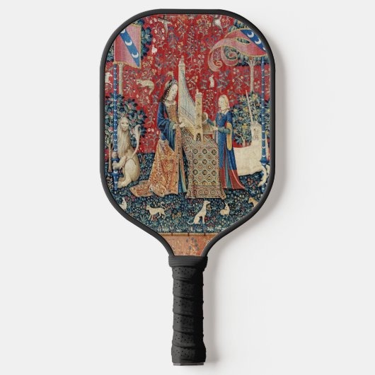 De Dame en de Unicorn, Hoorzitting Pickleball Paddle (Voorkant)