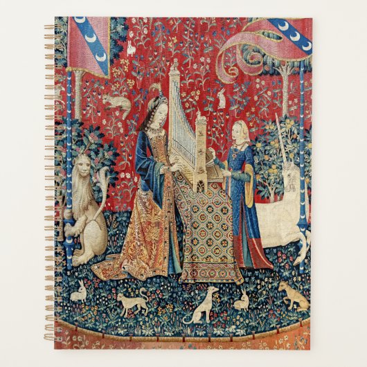 De Dame en de Unicorn, Hoorzitting Planner (Voorkant)