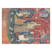 De Dame en de Unicorn, Hoorzitting Tafelkleed (Voorkant (Horizontaal))