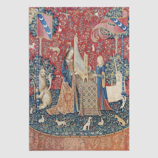 De Dame en de Unicorn, Hoorzitting Tissuepapier