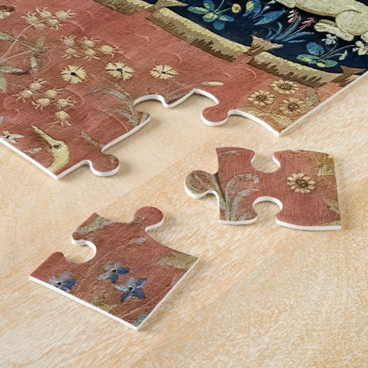 De Dame en de Unicorn. Legpuzzel (Zijkant)