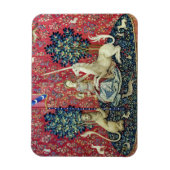 De Dame en de Unicorn. Magneet (Verticaal)