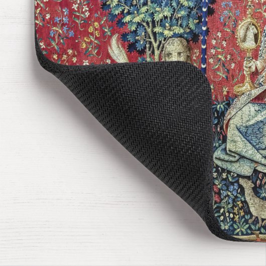 De Dame en de Unicorn. Muismat (Hoek)