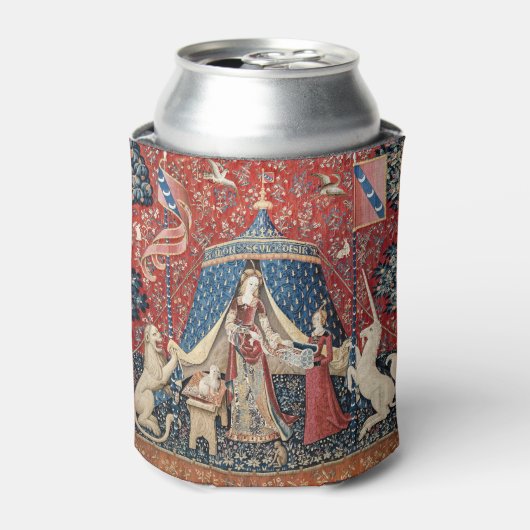 De Dame en de Unicorn, naar mijn enige wens Blikjeskoeler (Blikje Voorkant)