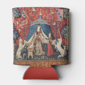 De Dame en de Unicorn, naar mijn enige wens Blikjeskoeler (Achterkant)