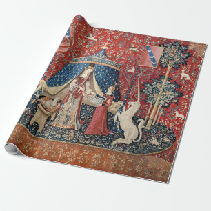 De Dame en de Unicorn, naar mijn enige wens Cadeaupapier