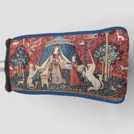 De Dame en de Unicorn, naar mijn enige wens Golfheadcover