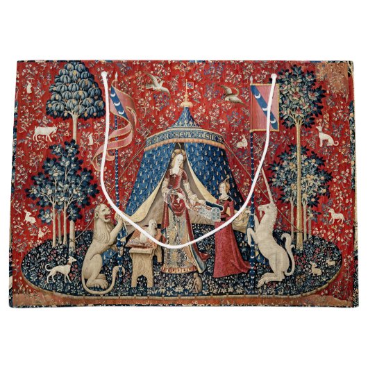 De Dame en de Unicorn, naar mijn enige wens Groot Cadeauzakje (Voorkant)