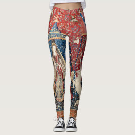De Dame en de Unicorn, naar mijn enige wens Leggings