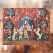 De Dame en de Unicorn, naar mijn enige wens Raamsticker (Vel 2)