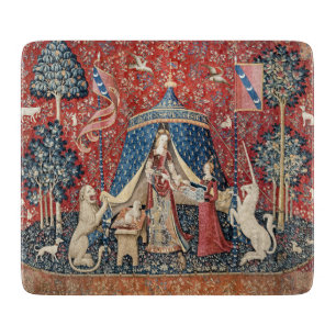 De Dame en de Unicorn, naar mijn enige wens Snijplank