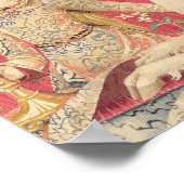 De dame en de UNICORN-nacht Poster (Hoek)