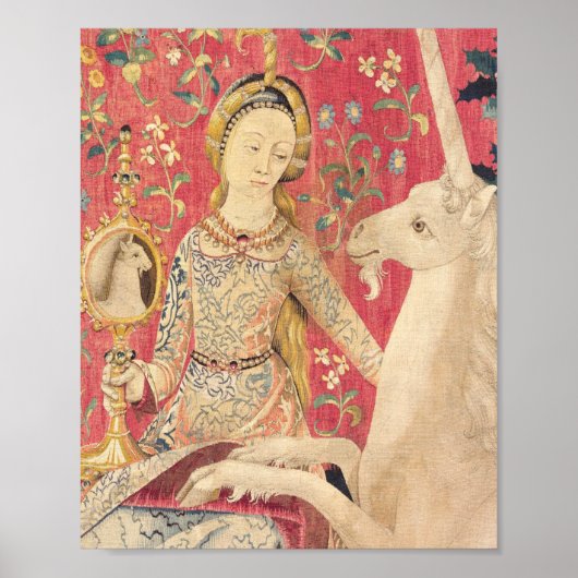 De dame en de UNICORN-nacht Poster (Voorkant)