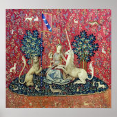De Dame en de Unicorn. Poster (Voorkant)