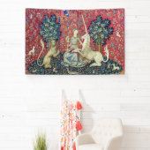 De Dame en de Unicorn. Spandoek (Insitu)