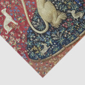 De Dame en de Unicorn. Tissuepapier (Detail)