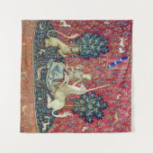 De Dame en de Unicorn. Wandkleed (Voorkant (horizontaal))