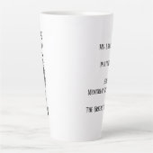 De  dame Golfess Latte Mok (Voorkant)