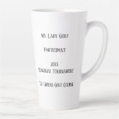 De  dame Golfess Latte Mok (Rechts)