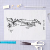 De  dame Golfess Tissuepapier (Craft)