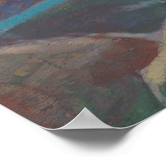 De dame in het waden - Kulhanek (1975) Poster (Hoek)