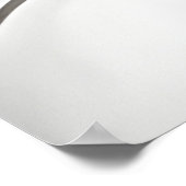 De dame met bloemen in haar haar haar haar haar poster (Hoek)