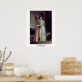 De dame met de harp van Thomas Sully Poster (Keuken)