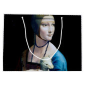 De Dame met een Ermine, Leonardo da Vinci Groot Cadeauzakje (Achterkant)