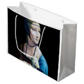 De Dame met een Ermine, Leonardo da Vinci Groot Cadeauzakje (Voorkant Gekanteld)