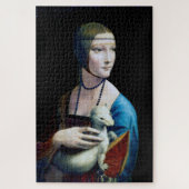 De Dame met een Ermine, Leonardo da Vinci Legpuzzel (Verticaal)